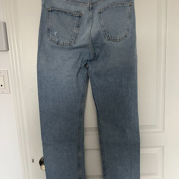 AGOLDE 90's Pinch Waist High Rise Straight JEANS SIZE 23 - Picture 5 of 5